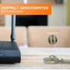 5.0m - pilka - Cat.7 - tinklo kabelis patchcable lancable ethernet - 10gbase-t - 10000 mbps cat7 sftp dvigubai ekranuotas pimf 600mhz