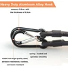 6 elastinių diržų su karabinais rinkinys, 60 cm, 100 cm, 150 cm ilgio bagažo įtempiklis, elastinė juosta su karabinu, plėtiklis su karabinu saulės burėms, tentams, sodui, dviračiui, automobiliui