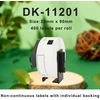6 Ritiniai Dk-11201 Adresų Etikečių Brother 29x90mm 2400 vnt.