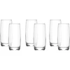 6 x stiklinė gėrimams, aukšta, sultims, 390 ml, adr25