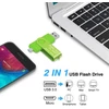 64 gb otg usb atmintinė dviguba usb 3.0 atmintinė su micro usb jungtimi, skirta android išmaniesiems telefonams, planšetiniams kompiuteriams ir kompiuteriams (žalia)