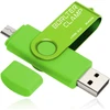 64 gb otg usb atmintinė dviguba usb 3.0 atmintinė su micro usb jungtimi, skirta android išmaniesiems telefonams, planšetiniams kompiuteriams ir kompiuteriams (žalia)