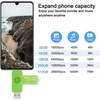 64 gb otg usb atmintinė dviguba usb 3.0 atmintinė su micro usb jungtimi, skirta android išmaniesiems telefonams, planšetiniams kompiuteriams ir kompiuteriams (žalia)