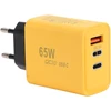 65w usb c įkroviklis, gan 3 prievadų pd maitinimo šaltinis qc3.0 greito įkrovimo blokas, skirtas galaxy s23, s23 ultra, s22, ios 15, 14, 13, ios book pro 16