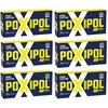 6x dvikomponentiniai klijai Poxipol pilki, metalo spalvos 21g / 14 ml + instrukcija