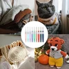 9 dalių/rinkinys vąšeliai, ergonomiškas vąšelių rinkinys, mezgimo adatų audimo įrankiai su minkšta rankena
