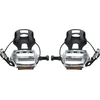 A Absopro dviračio pedalų pora 12.7 mm 1/2 colio kojų spaustukas fiksuotas pėdos sidabro spalvos