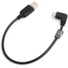 A123 Systems, Inc System-s Usb 3.1 Usb 2.0 Type A į Type C 90° kampu užlenktas kištukas duomenų kabelis įkrovimo kabelis 27 cm