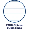 A4 formato sąsiuvinis 48 lapų, langeliais 3.5 mm, Oxford School
