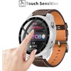 Acadeny dėklas su grūdinto stiklo ekrano apsauga, suderinamas su Huawei Watch 3 Pro, 9h kietumas, 360° visapusiškas apsauginis dėklas, itin plonas apsauginis pc dėklo dangtelis (netinka gt3 pro)