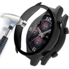 Acadeny dėklas su grūdinto stiklo ekrano apsauga, suderinamas su Honor Watch Gs3, 9h kietumas, 360° visapusiška apsauga, itin plonas apsauginis Pc dėklas, skirtas Honor Watch Gs3, juodas
