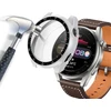Acadeny dėklas su grūdinto stiklo ekrano apsauga, suderinamas su Huawei Watch 3 Pro, 9h kietumas, 360° visapusiškas apsauginis dėklas, itin plonas apsauginis pc dėklo dangtelis (netinka gt3 pro)