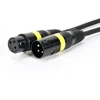 Accu Cable 3 m 3 kontaktų dmx kabelis - juodas