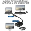 Act usb c į displayport adapteris, 4k @ 60hz, usb c displayport kabelis, skirtas prijungti papildomą monitorių, planšetiniam kompiuteriui, išmaniajam telefonui, nešiojamam kompiuteriui - ac7320, 15 cm