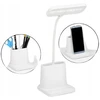 ActiveJet Led stalinė lempa su Usb, organizatoriumi ir telefono laikikliu, balta