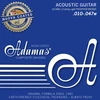 Adamas Nuove Phosphor Bronze Coated akustinės gitaros stygos su žalvario galiukais 12 stygų Light .010-.047