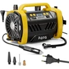 Agog 12v 230v automobilinis kompresorius nešiojamas oro kompresorius su led hq