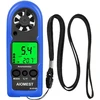 Aiomest mini vėjo greičio matuoklis, rankinis hvac skaitmeninis anemometras, vėjo matuoklis su max/avg, vėjo šalčiu, apšvietimu dronų buriavimui žvejybai, ai-816b