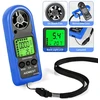 Aiomest mini vėjo greičio matuoklis, rankinis hvac skaitmeninis anemometras, vėjo matuoklis su max/avg, vėjo šalčiu, apšvietimu dronų buriavimui žvejybai, ai-816b