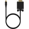 Aisens - A109-0692 - usb-c į vga konverterio kabelis, usb-c/m-hdb15/m, juodas, 0.8m