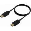 Aisens Displayport 1.2 kabelis, 4k@60hz, Dp/m-dp/m, juodas, 1.0 m