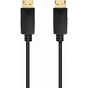 Aisens Displayport 1.2 kabelis, 4k@60hz, Dp/m-dp/m, juodas, 1.0 m