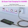 Akoada Usb Type C kabelis 5a, [2 vnt. po 1m] greito įkrovimo kabelis, skirtas Huawei P40 P30 P20 Pro P20 Mate 40 30 20 10 Pro Honor 10 V10 P10 Plus Mate 30 Pro ir kt. (pilkas)