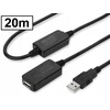 Aktyvus Usb 2.0 Highspeed 480mb/s ilgiklis A/kištukas-a/lizdas Digitus 20m