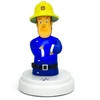 Alecto Fireman Sam naktinė lemputė vaikams - pritemdoma lemputė - maitinama baterijomis - led naktinė lemputė - valdymas lietimu, 1 vnt.