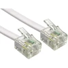 Alida Systems ® - 3m Adsl kabelis - aukščiausios kokybės / paauksuoti kontaktiniai kaiščiai / didelės spartos interneto plačiajuostis ryšys / maršrutizatorius arba modemas į Rj11 telefono lizdą arba mikrofiltrą / baltas (a: 3m - £4.75)