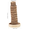 Alipis Italy Pizos bokšto statulos modelis -e būsena -g statula antikvarinė Torre Di Pisa stalo skulptūra itališkos kelionių dovanos suvenyrai figūrėlės romėnų gerbėjams mėgėjams namų dekoras