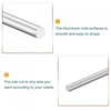 Aliuminio strypai 3mm x 300mm, 6 vnt.