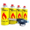 Alpen Camping 400 ml dujų degiklio litavimo lempa + 4 kartridžų rinkinys q3