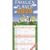 Alpha Edition - Šeimos planuotojas Happy 2025 Family Timer, 22 x 45 cm, šeimos kalendorius su 5 stulpeliais, švenčių datos, 100 metų kalendorius, iliustracijos pagal Gunga ir vokiškas kalendorius