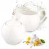 Altom Design Bella porcelianinis cukrinis indas 350 ml ir pieno ąsotis 300 ml, rinkinys