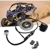 Amonida hidraulinio diskinio stabdžio komplektas, universalus go kart diskinio stabdžio trinkelių komplektas, skirtas 50cc–250cc dirt bike keturračiams atv go kart