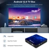 Ausinės Android 12.0 Tv priedėlis, 4 Gb Ram 64 Gb Rom Rk3318 keturių branduolių 64 bitų Cortex-a53, Android priedėlis su 2.4g/5g Wifi6 Bluetooth 5.0, medijos grotuvas palaiko 3d 4k Uhd vaizdo įrašus su mini klaviatūra