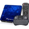 Ausinės Android 12.0 Tv priedėlis, 4 Gb Ram 64 Gb Rom Rk3318 keturių branduolių 64 bitų Cortex-a53, Android priedėlis su 2.4g/5g Wifi6 Bluetooth 5.0, medijos grotuvas palaiko 3d 4k Uhd vaizdo įrašus su mini klaviatūra
