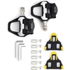 Ansjs plento dviračio pedalai, lengvi, be spaustukų dviračio pedalai su trinkelių komplektu, suderinami su Spd-sl sistema, 6 laipsnių Float Clipless