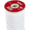 Apli 18675 - plokščia elastinė virvė 5mm x 100m balta