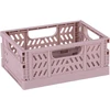 Apli 19554-4 Sulankstomos ir kraunamos dėžės - 14 x 10 x 6 cm - Puikiai tinka organizavimui ir saugojimui - Madingos asorti spalvos, mėlyna, garstyčių, koralų, smėlio
