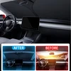 Apsauga nuo saulės automobilio priekinis stiklas 140 x 70 cm automobilio priekinio stiklo skėtis nuo saulės, automobilio priekinio stiklo uždangalas viduje, sulankstomas priekinio stiklo skėtis nuo saulės vasarai