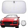 Apsauginė nuo saulės automobilio uždanga 140x70cm + krepšys