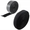 Aptel kabelių organizeris, laidų maskavimo mova su Velcro lipdukais 3m+3m juoda Ag736c