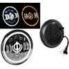 Apvali dekoratyvinė halogeninė lempa Ghost Duch 60w Off Road Jeep Bus Tir automobiliams