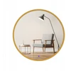 Apvalus auksinis veidrodis 65 cm Led su pašvaiste ir jungikliu