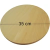 Apvalus medinis pjaustymo ir serviravimo lentelė 35cm