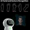 Aqara 2k apsaugos durų kamera hub g3, ai veido ir gestų aptikimas, 360° apžvalgos kampas su pasukimu ir pakreipimu, veikia su homekit secure video, alexa, google assistant, ifttt