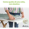 Arcol suderinamas su Foppapedretti lyginimo lentos pakaitiniu užvalkalu elastinis pagamintas Italijoje lyginimo lentos užvalkalas 100% medvilnė (užvalkalas + spaustukas, žalias, modernus)