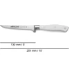 Arcos 231524 Serie Riviera Blanc iškaulinėjimo peilis - nitrum kaltinis nerūdijančio plieno ašmenys 130 mm - rankena iš polioksimetileno (pom) baltos spalvos, 16.25 x 5 x 5 cm